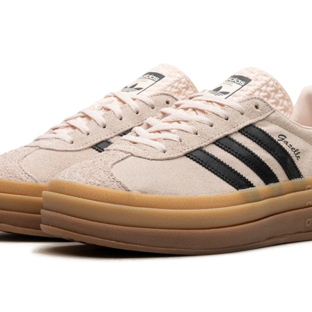 NWOT Adidas Gazelle Bold Platform Sneakers in Wonder Quartz and Black Size 9.5